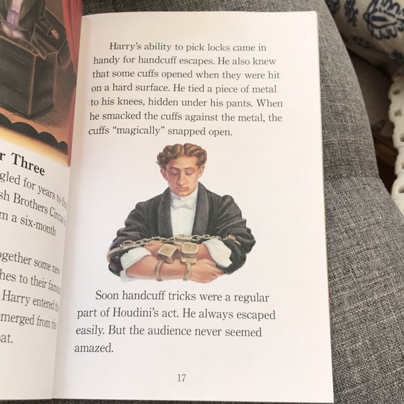 COPY - 🎁5/$10 Sale🎁 Step 4 The Great Houdini by Monica Kulling - Picture 4 of 6